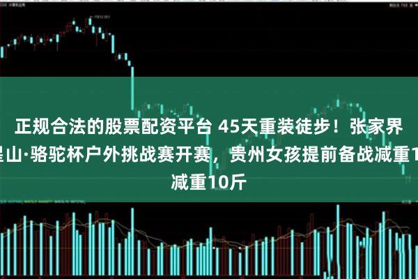 正规合法的股票配资平台 45天重装徒步！张家界七星山·骆驼杯户外挑战赛开赛，贵州女孩提前备战减重10斤